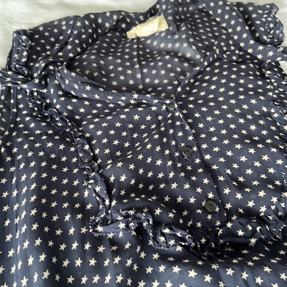 Denim & Supply Ralph Lauren M sleeveless shirt, ruffles and ties - Picture 2 of 3